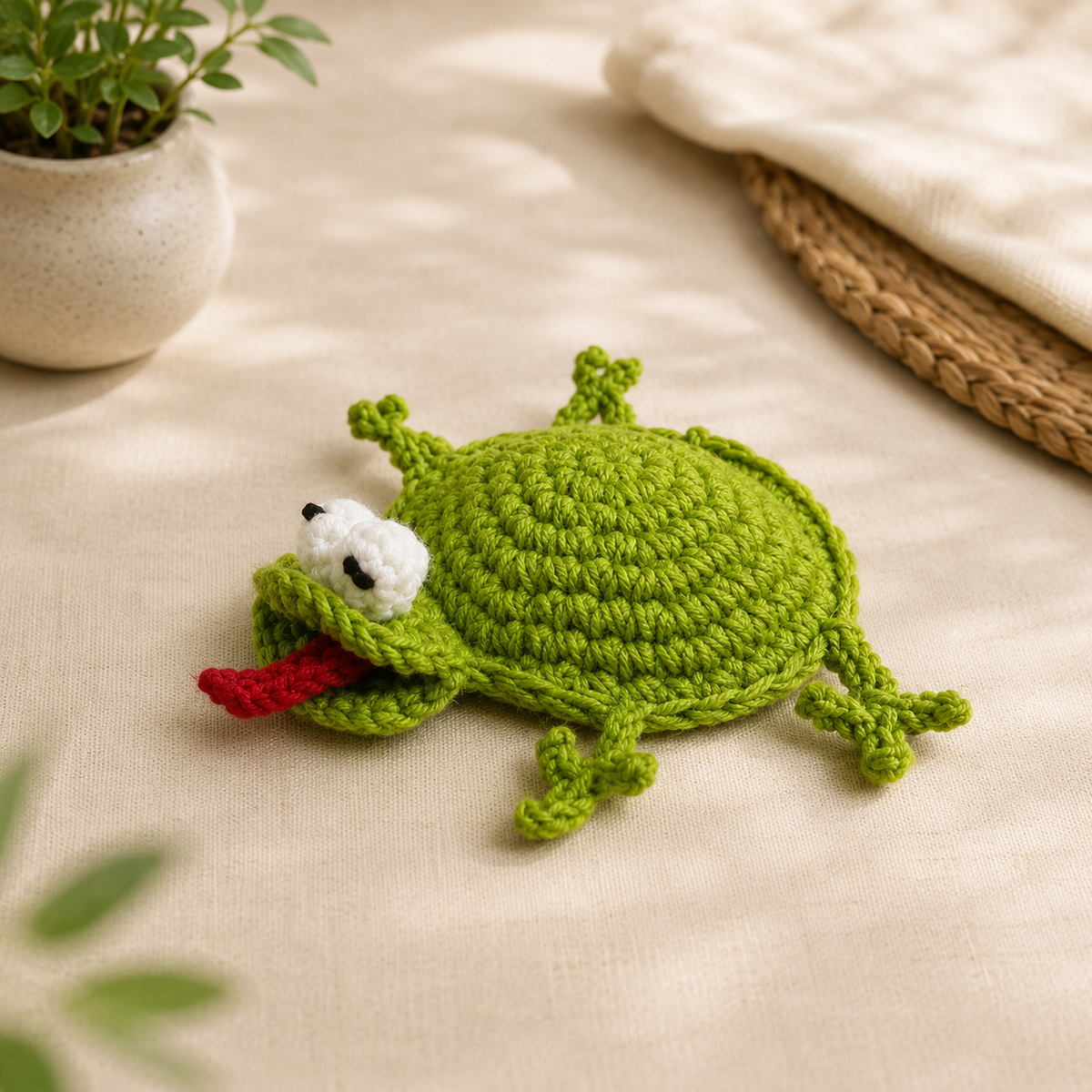 Pop-Up Animal Coasters Crochet Pattern Bundle
