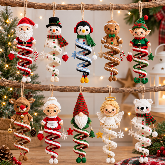 10 in 1 Holiday Christmas Pattern