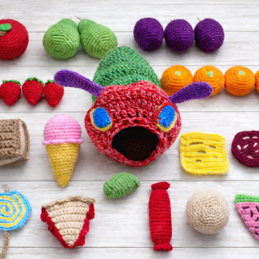 Crochet Caterpillar Playset Pattern