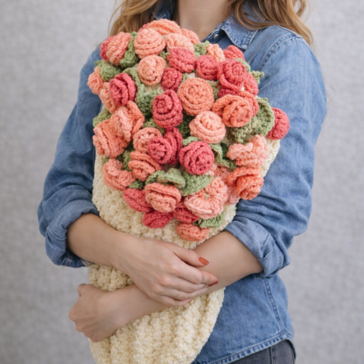 Flower Bouquet Blanket Crochet Pattern