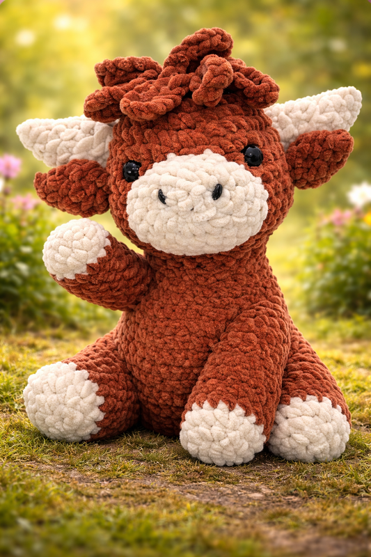 Highland Cow Crochet Pattern